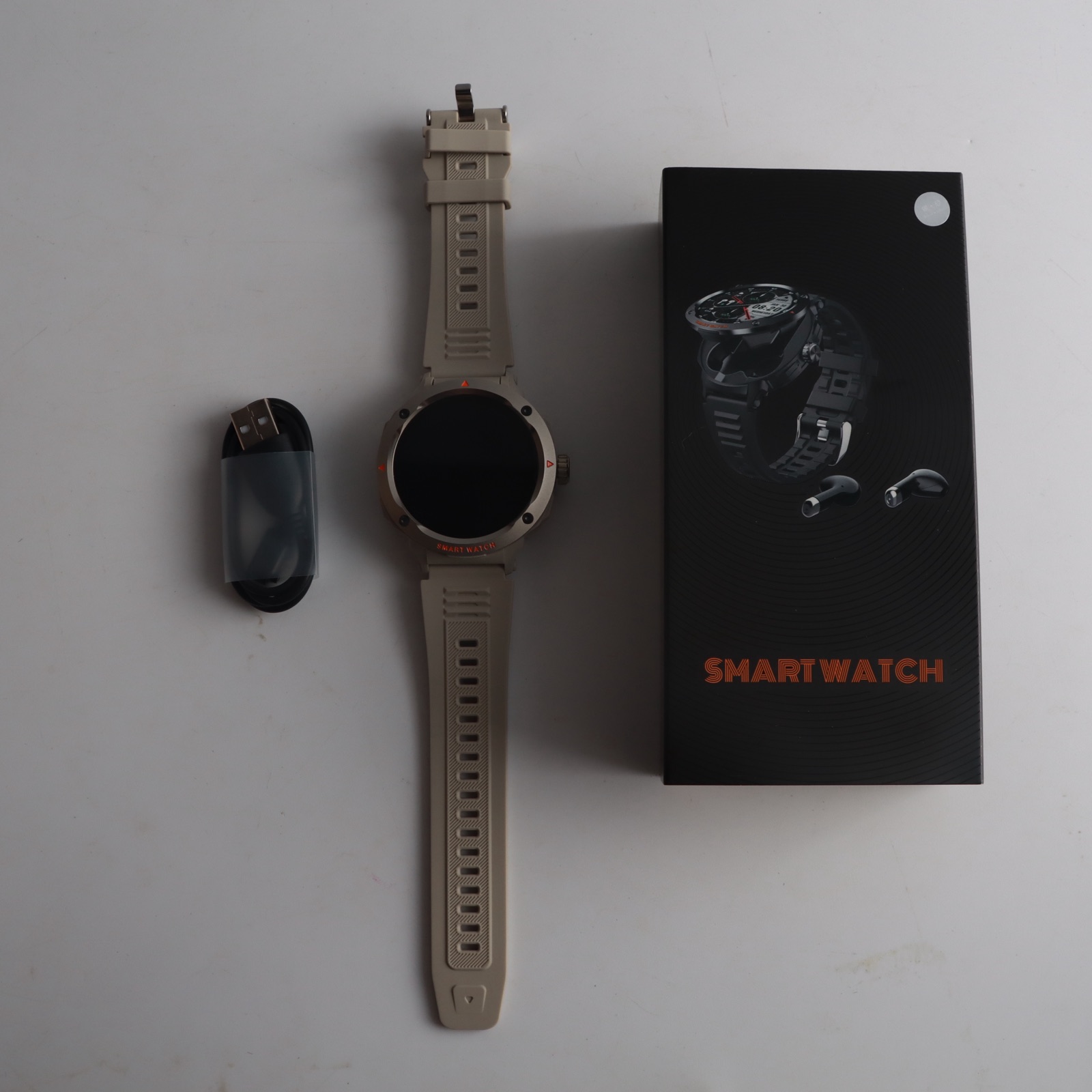 YLF-D13 smartwatch with TWS earbuds, product view 5