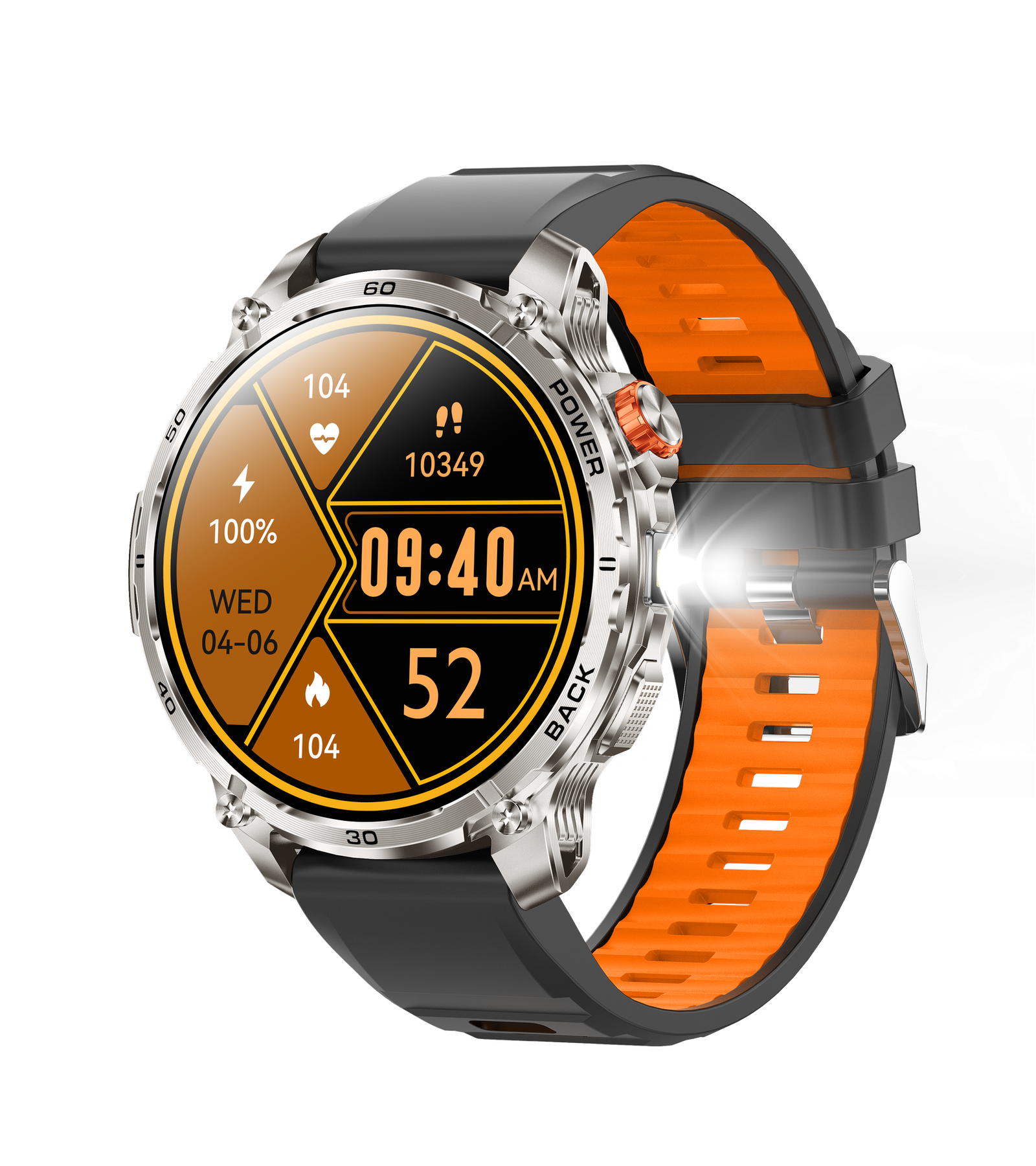 MagiWatch IW07 large-display smartwatch front product view